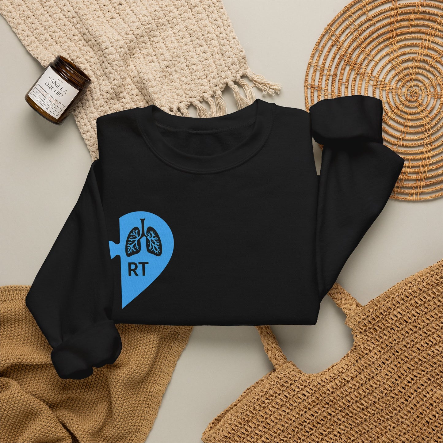 Respiratory Therapist Sweatshirt — "I Bring The Oxygen" Pulmonary Care Pullover