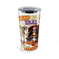 Halloween Classroom Tumbler 20oz — "Creep It Real, We're Learning" Cute Skeleton Teacher Cup