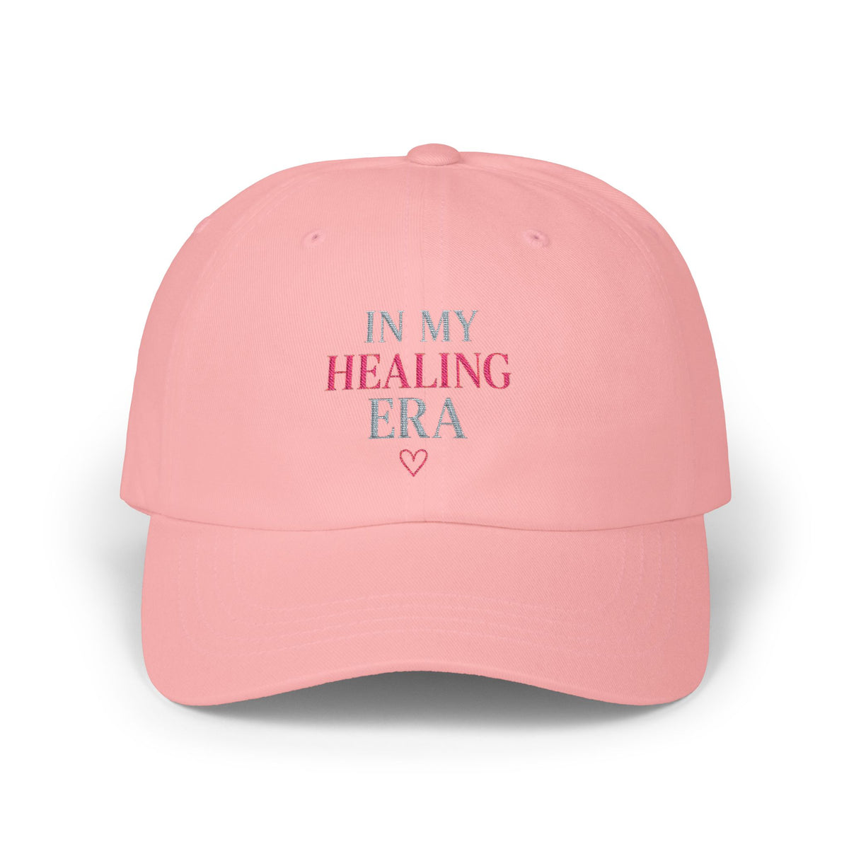 In My Healing Era Dad Cap — Self-Care Recovery Embroidered Baseball Hat