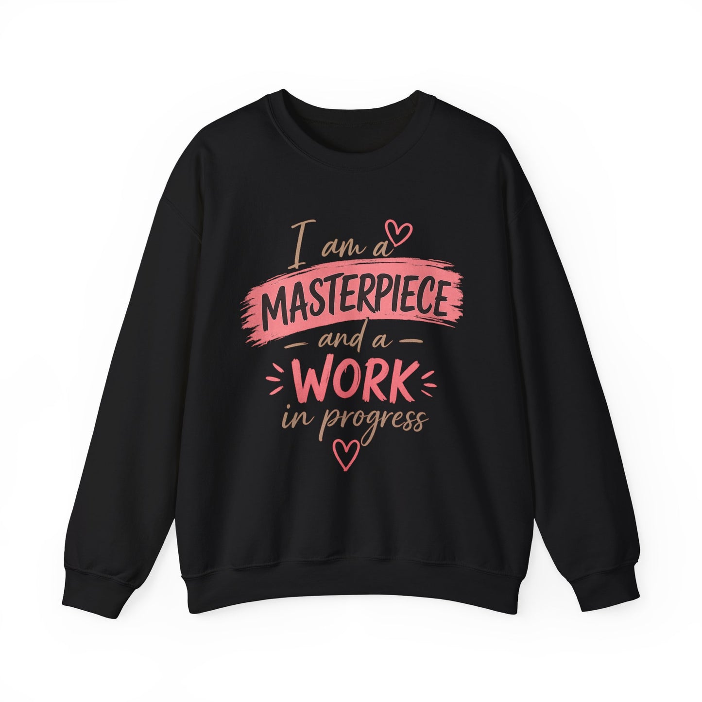 I Am a Masterpiece and a Work in Progress | Inspirational Mental Health Sweatshirt