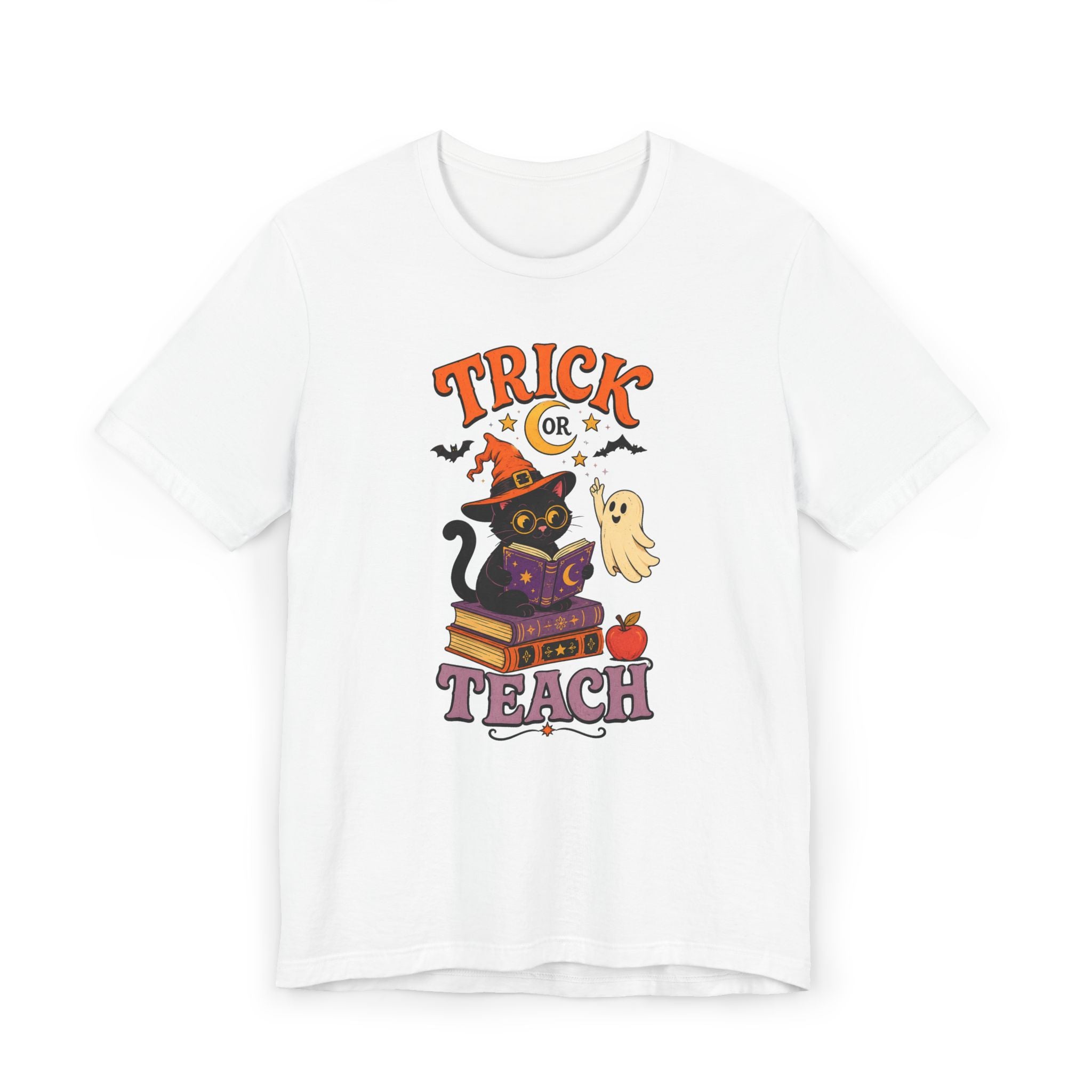 Trick or Teach Halloween Teacher T-Shirt