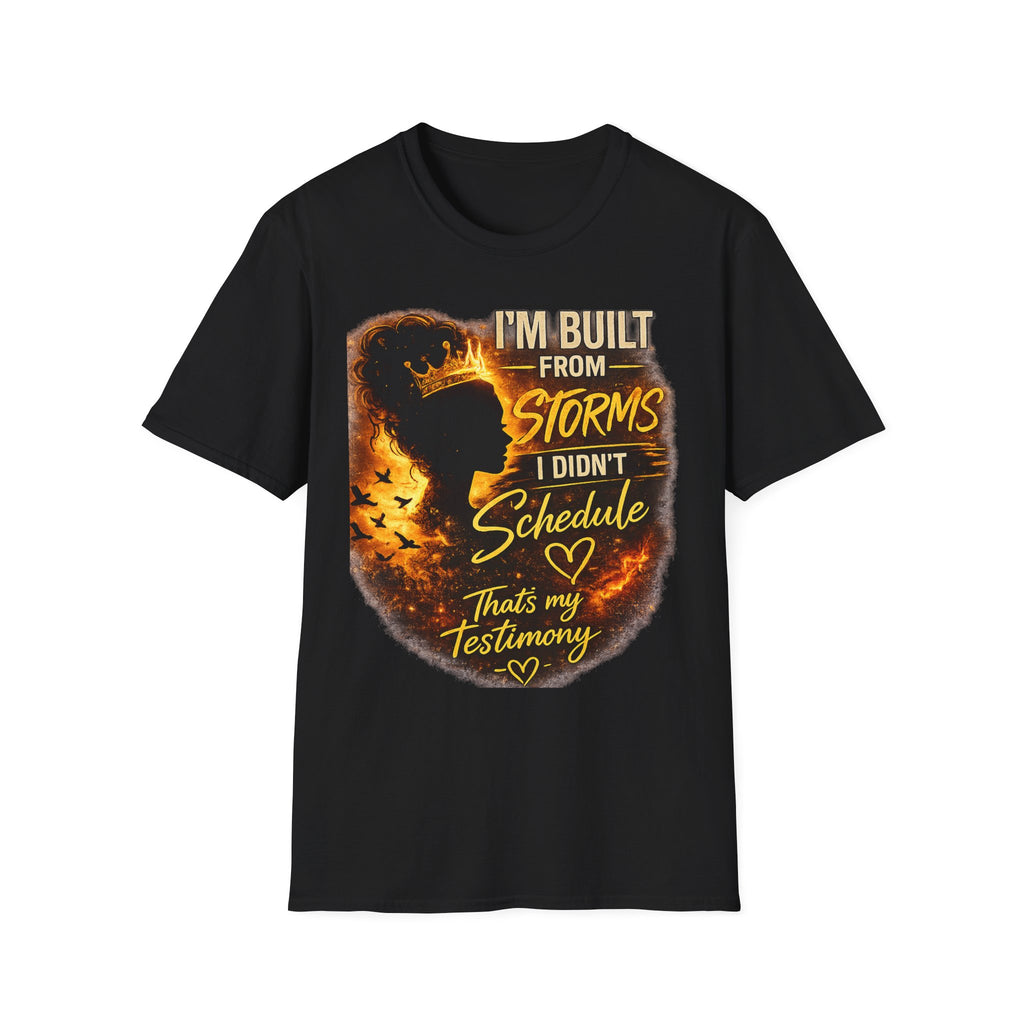 I'm Built From Storms silhouette crown shirt | T-Shirt