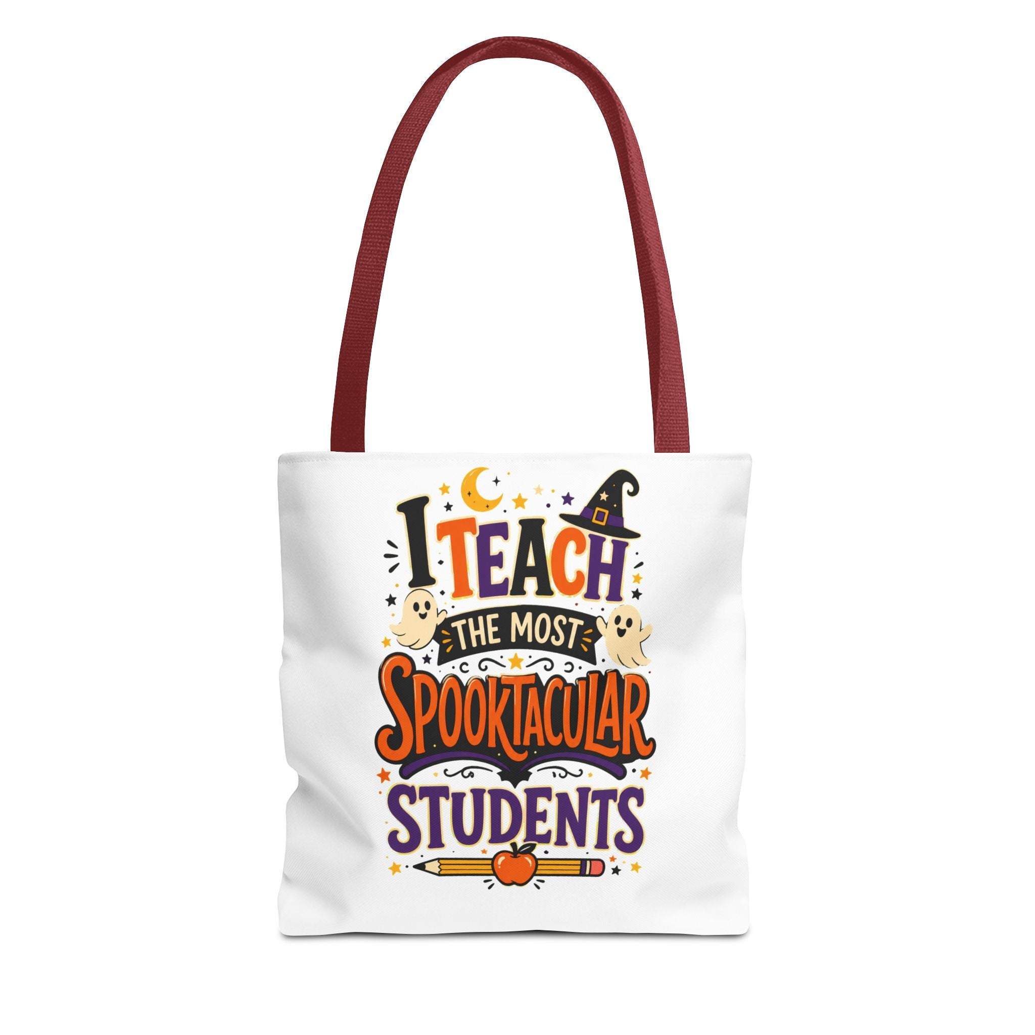 Halloween Teacher Tote Bag — "I Teach the Most Spooktacular Students" Classroom Gift