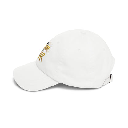 Dad Cap — "The Storm Is Over" Embroidered Inspirational Hat