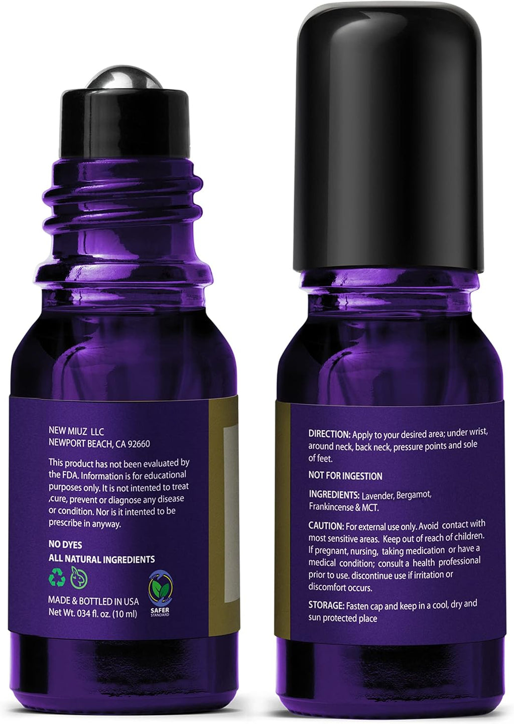 Sleep Well Roll on Essential Oil anti Stress Calming Aromatherapy Stick Blend Lavender Bergamot Frankincense Destress Relaxation Stress Gift for Women