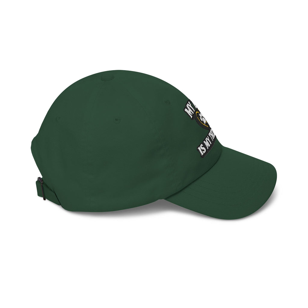 "My Dog Is My Therapist" Embroidered Baseball Hat