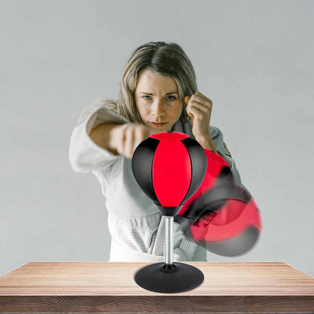 Stress Buster Desktop Punching Bag - Suctions to Your Desk,  Heavy Duty Stress Relief Ball, Funny Gifts for Boss or Coworker, Easter