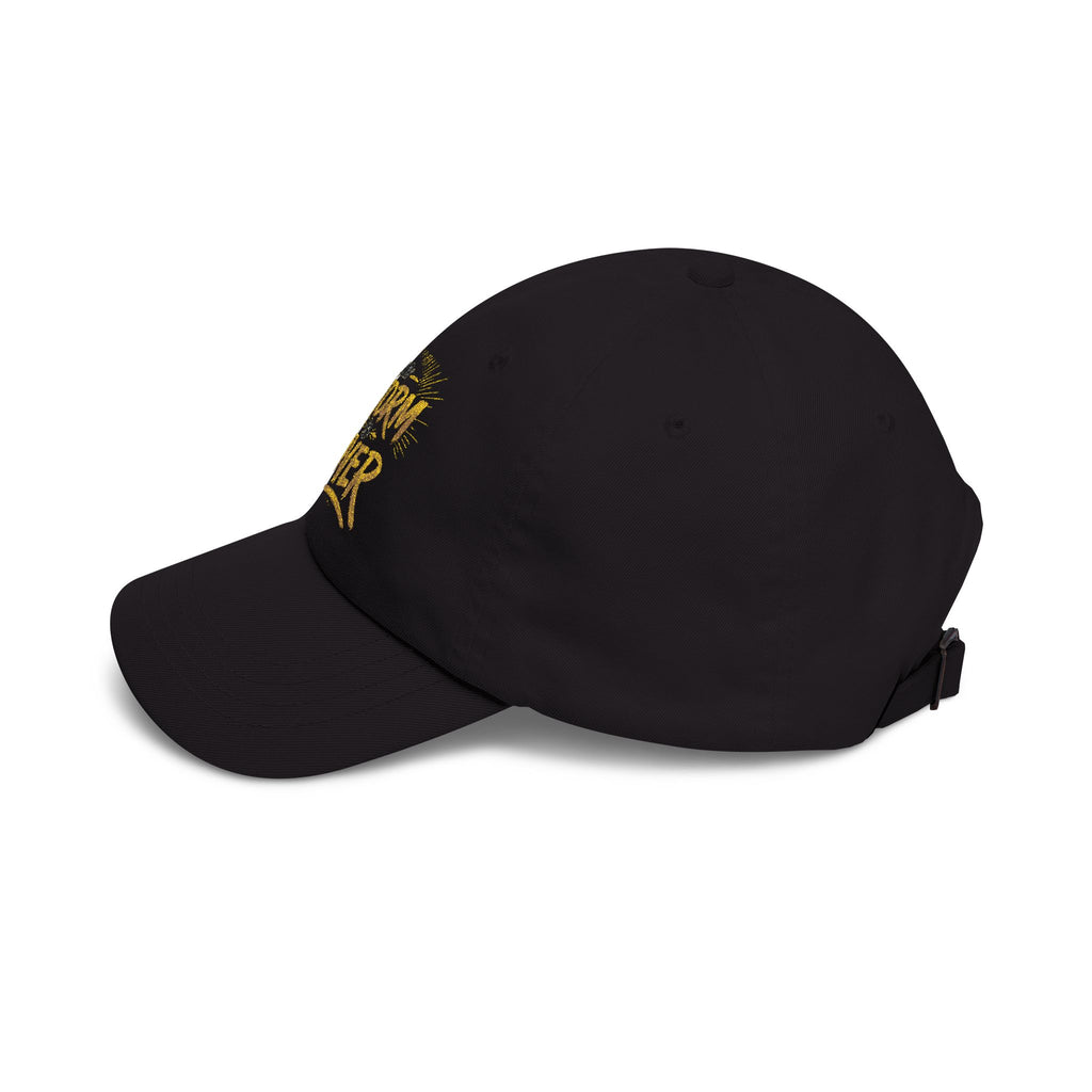 Dad Cap — "The Storm Is Over" Embroidered Inspirational Hat