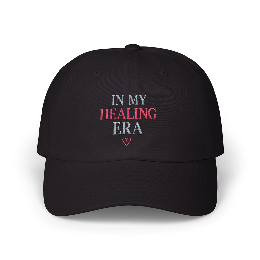 In My Healing Era Dad Cap — Self-Care Recovery Embroidered Baseball Hat
