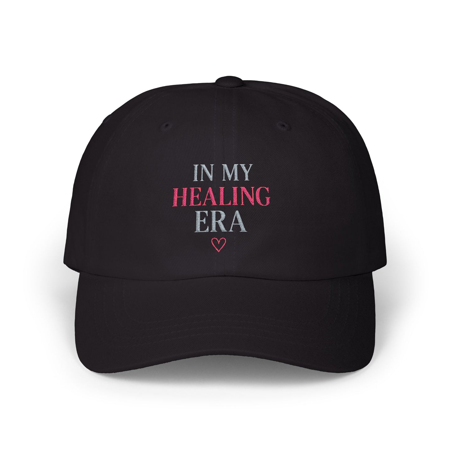 In My Healing Era Dad Cap — Self-Care Recovery Embroidered Baseball Hat