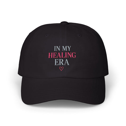 In My Healing Era Dad Cap — Self-Care Recovery Embroidered Baseball Hat