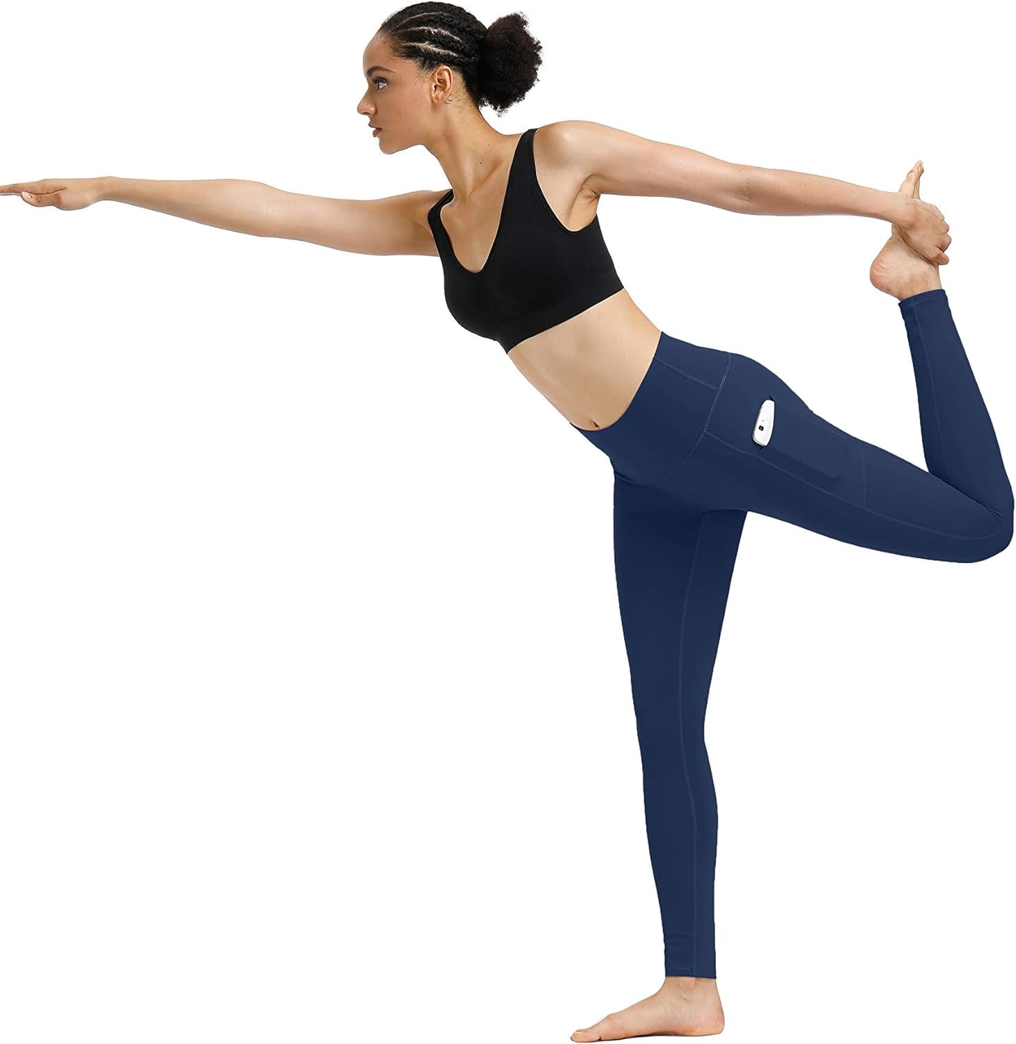 2 Pack High Waist Yoga Pants with Pockets Workout Leggings Women | Tummy Control Leggings for Women, Breathable Fabric, 4-Way Stretch, Workout, Fitness, Running, Yoga, Compression Leggings