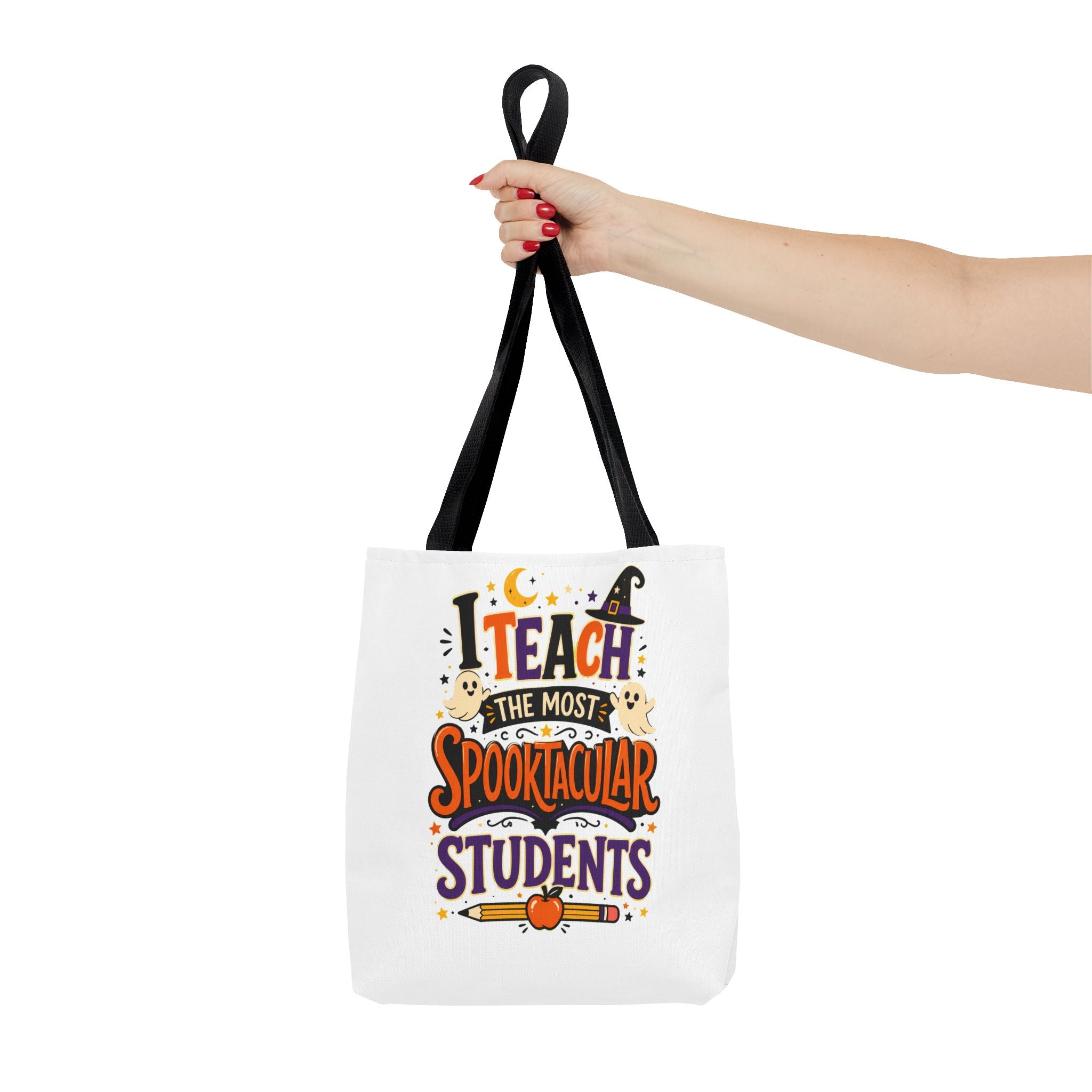 Halloween Teacher Tote Bag — "I Teach the Most Spooktacular Students" Classroom Gift