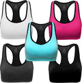 Women Racerback Sports Bras - High Impact Workout Gym Activewear Bra