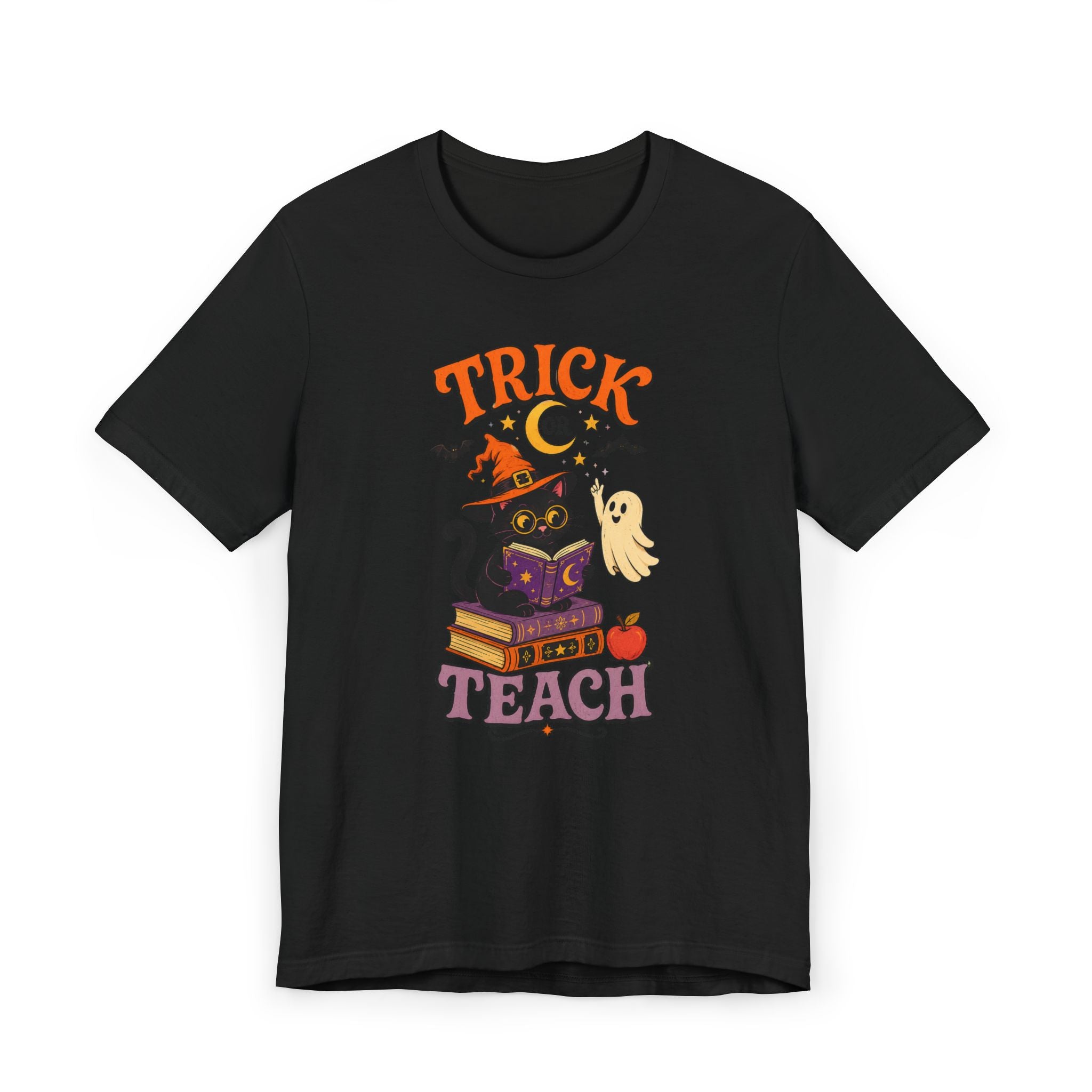 Trick or Teach Halloween Teacher T-Shirt