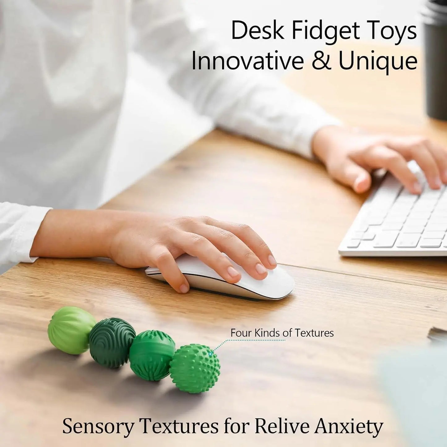Magnetic Silicone Sensory Stress Balls