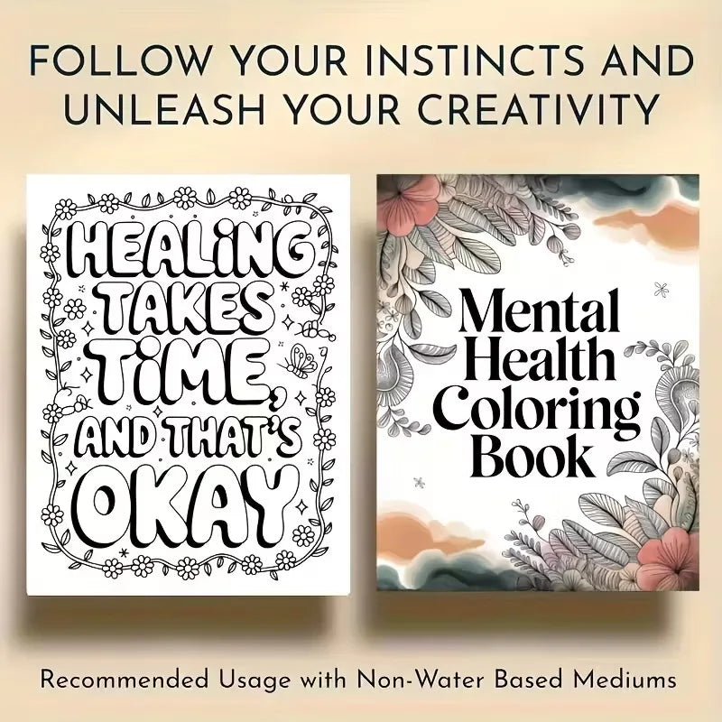 Mental Wellness Coloring Book