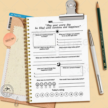 Adult Mental Health Wellness Planner