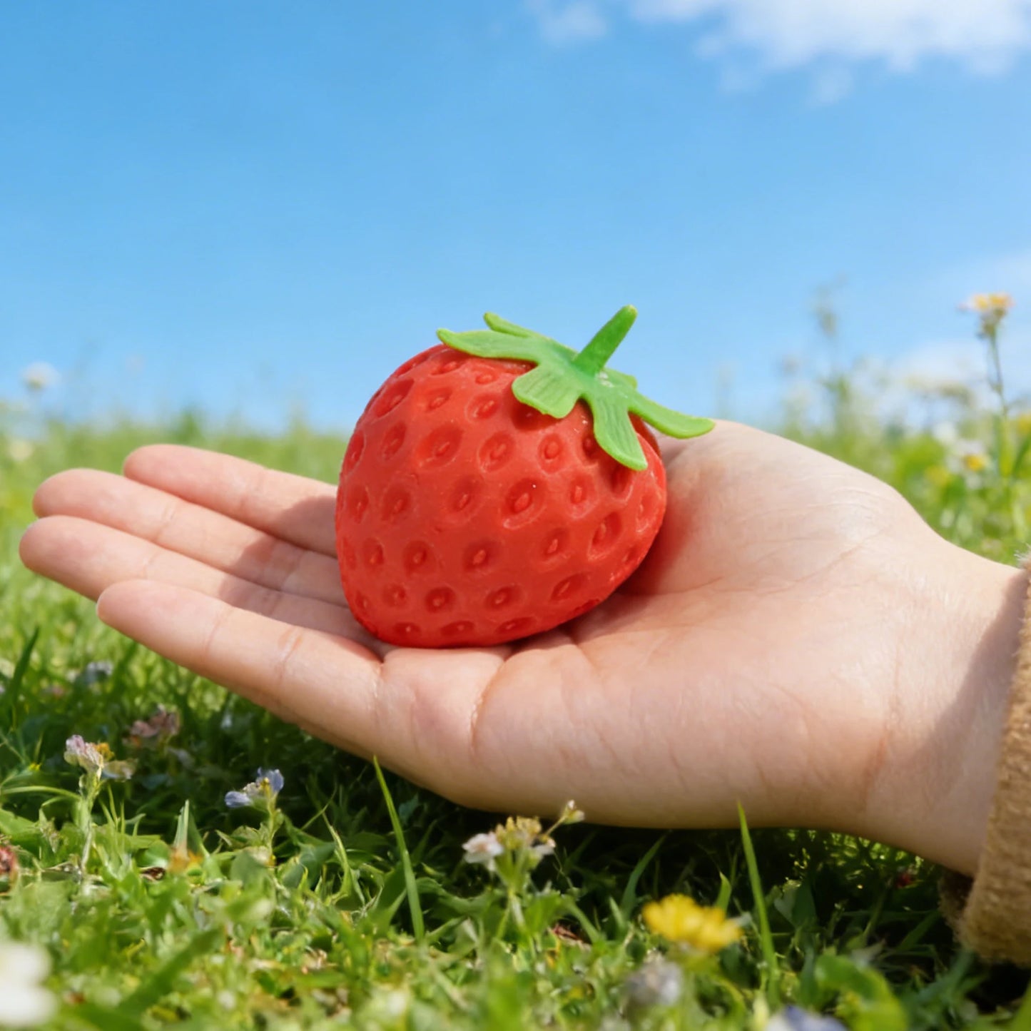 Strawberry & Apple Squishy Stress Toy