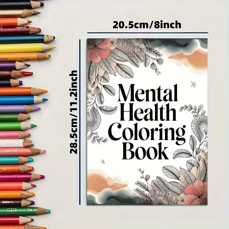 Mental Wellness Coloring Book