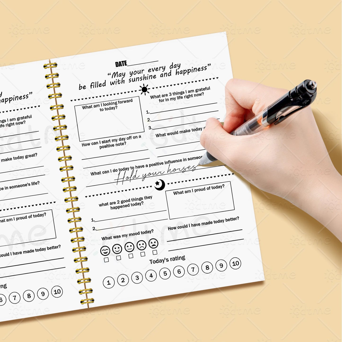 Adult Mental Health Wellness Planner
