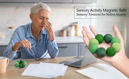 Magnetic Silicone Sensory Stress Balls