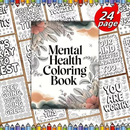 Mental Wellness Coloring Book