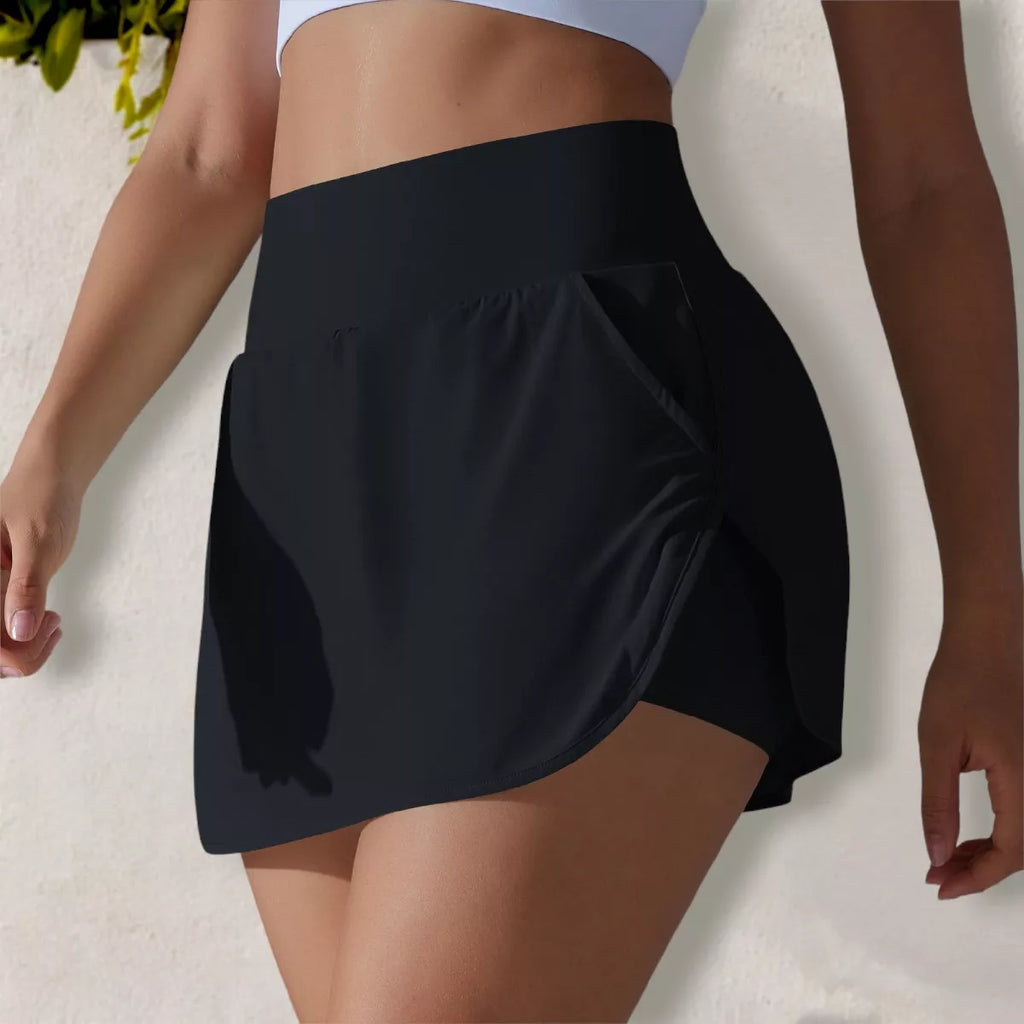 Anna-Kaci Active Women'S High Waist Athletic Skort with Built-In Shorts and Side Pockets