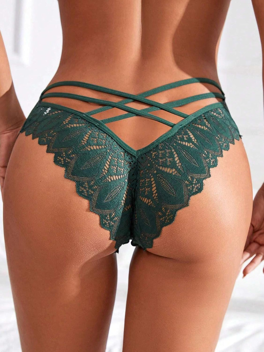 Womens Sexy Thongs Lace Panties Underwear Low Rise plus Size Underpants Pack of 1-3
